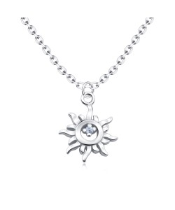 Lovely Sun Silver Necklace SPE-5760